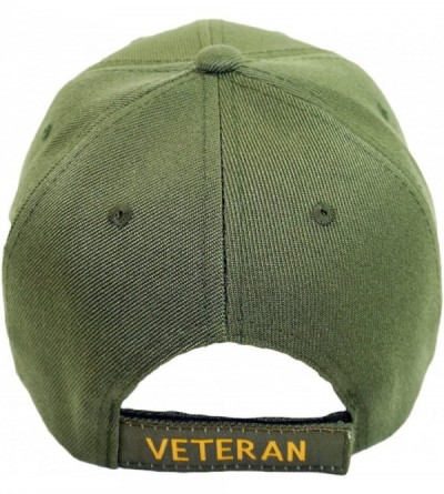 Baseball Caps U.S. Military Vietnam Veteran Official Licensed Embroidery Hat Army Veteran Baseball Cap - CJ18EZMIW9L $15.44