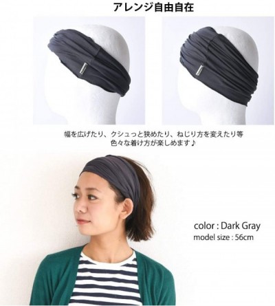 Headbands Mens Womens Elastic Bandana Headband Japanese Long Hair Dreads Head Wrap - Beige - C1118R802KH $18.77