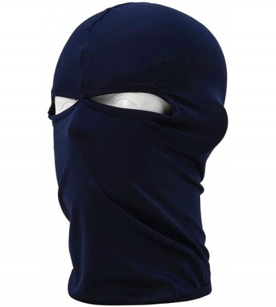 Balaclavas Windproof Full Balaclava Face Mask/Ultra-Thin Neck Gaiter Ski Hood Outdoor Sports Cycling Hat - Dark Blue - CI11M8...
