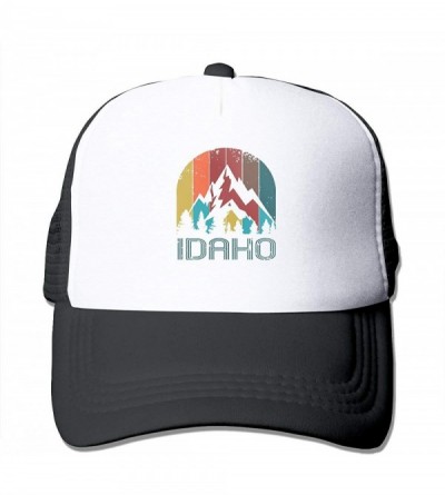 Baseball Caps Idaho Adjustable Mesh Trucker Baseball Cap Men/Women Dad Hat - C118R2X23ON $13.85