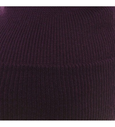 Skullies & Beanies Long Beanie - Purple - C411174WA43 $10.08