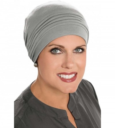 Skullies & Beanies Bamboo Couture Cap- Cancer Headwear for Women - Grey Heather - CO12CIVMCKL $27.04