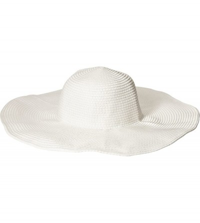 Sun Hats Brimmed Swimming Holiday Traveling - White - CN11K5JLOVH $8.20