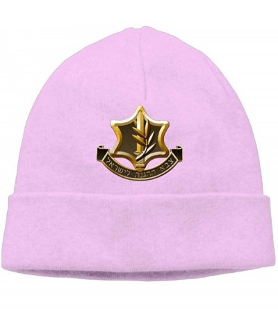 Skullies & Beanies Beanie Knit Hats Skull Caps Israeli Defense Force 2 Men - Pink - CO18K6EDRHG $17.20
