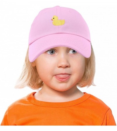 Baseball Caps Cute Ducky Soft Baseball Cap Dad Hat - M / L / Xl - Pink - CQ18LYH485O $13.79