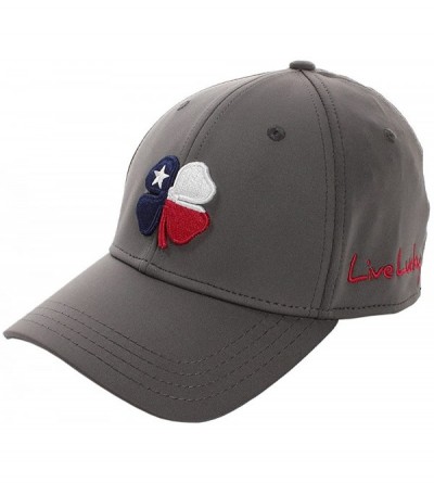 Baseball Caps Texas Luck 2 Fitted Hat - White - C112HKAIJTH $29.18