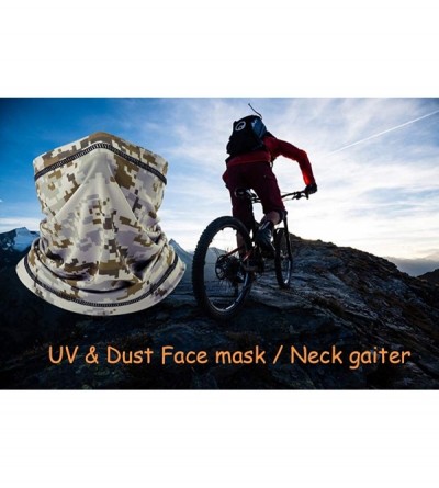 Balaclavas Summer Neck Gaiter Scarf- Cooling Cycling Mask- Breathable Fishing Mask Face Bandana - Ax-k-01 - CV1993ODNRR $11.96