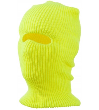 Balaclavas Neon Tactical Face Mask - Yellow - CS11GZA9CMH $14.58