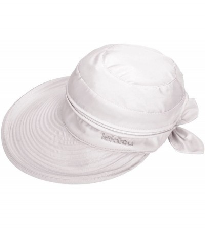 Visors Women's 2 in 1 Outdoor Sportswear Golf/Tennis Visor UV Protection Hat - 2284_white - C118D8NE5WA $32.04