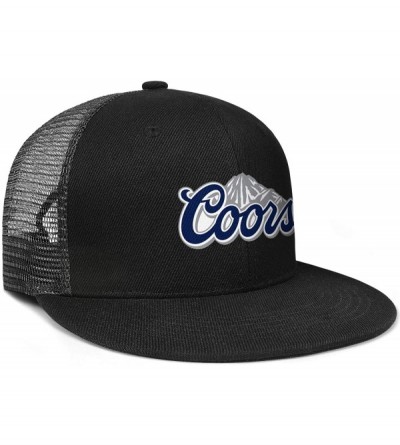 Baseball Caps Coors-Light-Beer-Logo- Woman Man Adjustable Flat Bill Baseball Caps Vintage Snapbacks Trucker Hats - C918SASWCU...