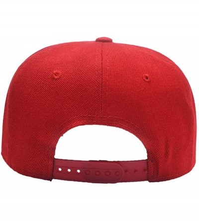 Baseball Caps Snapback Personalized Outdoors Picture Baseball - Red - CU18I8XROKE $11.60