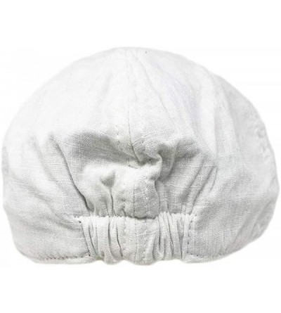 Newsboy Caps Cool Men's Summer Duckbill Ivy Cap Hat - White - C718M9OEUIG $13.27