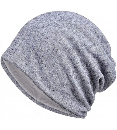 Skullies & Beanies Cotton Slouchy Beanie Hat Hair Covers Soft Night Sleep Cap for Women - Mix Color 17 - C81948NEMWN $14.45