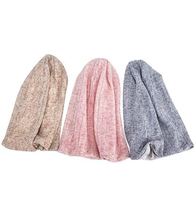 Skullies & Beanies Cotton Slouchy Beanie Hat Hair Covers Soft Night Sleep Cap for Women - Mix Color 17 - C81948NEMWN $14.45