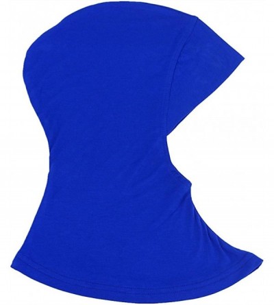 Balaclavas Inner Hijab Modal Cap Bandage Underscarf Also as Face Masks for Protection - Blue - C1196INGSZD $8.07