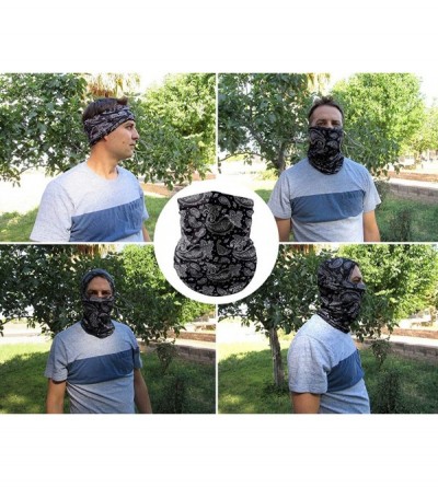Balaclavas Neck Gaiter-Multifunctional Bandana Headwear Headband Face Scarf for Dust-Outdoors-Festivals-Sports - Galaxy B - C...