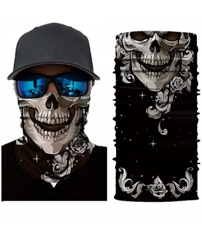 Balaclavas Skull Face Mask- Rave Bandana- Neck Gaiter- Scarf- Summer Balaclava for Dust Wind UV Protection - Slc - CW197ZN30S...
