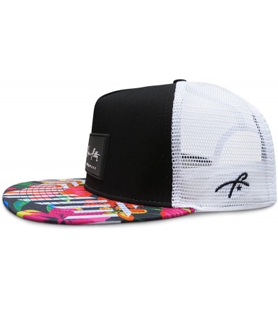 Baseball Caps Trucker Hat for Men & Women. Snapback Mesh Caps - Floral - C018EEHX9T5 $20.55