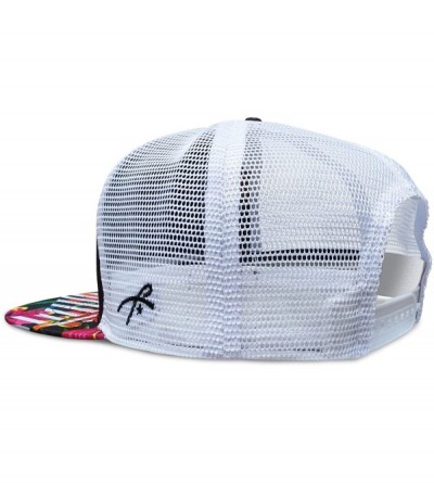 Baseball Caps Trucker Hat for Men & Women. Snapback Mesh Caps - Floral - C018EEHX9T5 $20.55
