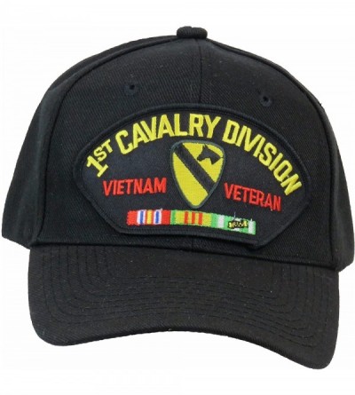 Baseball Caps 1st Cavalry Division Vietnam Veteran Cap Black - CY18363YRXU $16.73