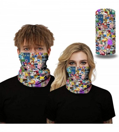Balaclavas 3D Face Mask Seamless Bandana Unisex Headscarf UV Protection Scarf - Color B - CJ199ZX9N5T $16.14