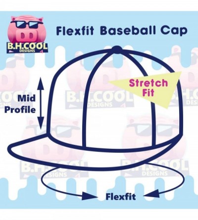 Baseball Caps Custom Embroidered Flexfit 6277 Baseball Hat - Personalized - Your Text Here - Black - C718C8DYG9K $25.23