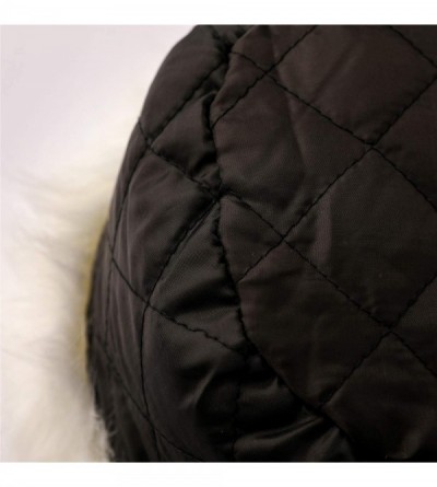 Skullies & Beanies Faux Fur Cossack Russian Style Hat for Ladies Winter Hats for Women - White - CL18S8XH53I $10.76