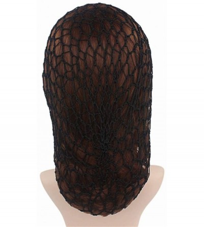 Skullies & Beanies Women Soft Rayon Snood Hat Hair Net Crocheted Hair Net Cap Mix Colors Dropshipping - Fw-12-coffee - CZ18S4...