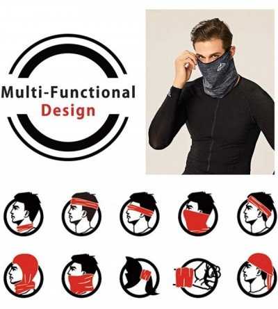 Balaclavas Neck Gaiters Face Cover Scarf Bandana Face Mask for Men Women UPF50+ UV Protection Outdoor Sports - C7198XR4Y97 $1...