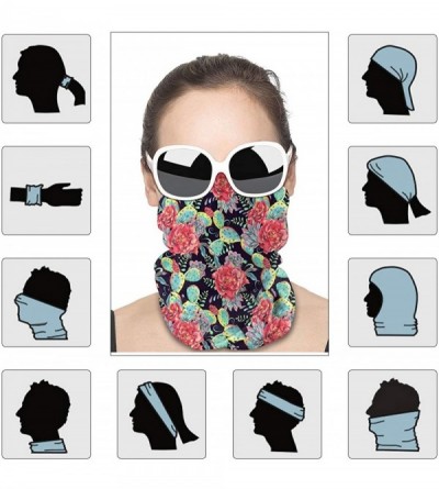 Balaclavas Personalized Face Covering Balaclava-Headband Neck Gaiter- Seamless Face Cover Bandanas for Woman - Style 21 - C61...