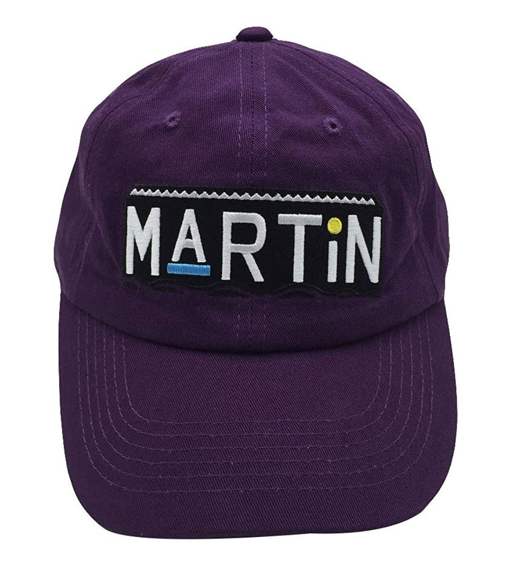 Baseball Caps Dad Hat Baseball Cap Unconstructed Adjustable Dad Hats for Men Embroidery Hat - Purple - CJ18EMRA9AH $15.32