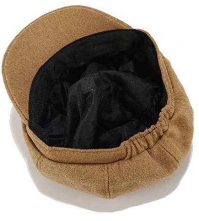 Berets 2DXuixsh Women's Newsboy Cap Vintage Hat Winter Wool Beret Hat Visor Painter Hats - Dark Gray - CQ18ARMQWQO $8.76