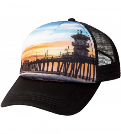 Baseball Caps Graphic Trucker Hat Unisex - Hb Pier - C718ZDWUAEM $18.34