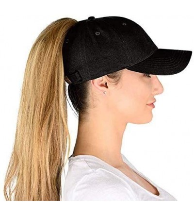 Baseball Caps Ponytail Hat - Womens Ponytail Baseball Caps - Thinking in Progress - CU18U2CZ6IE $11.20