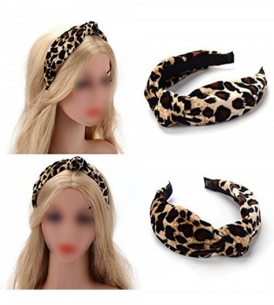 Headbands Leopard Headbands Washing Accessories - Leopard - CV18Y3AH356 $11.10