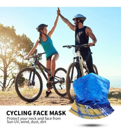Balaclavas Summer Neck Gaiter Mask- Sun Mask- Face Cover Scarf- Face Bandana for Fishing Cycling Running - A01-014 - CB1993OA...