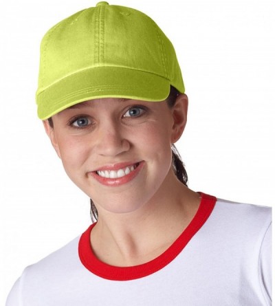Baseball Caps Optimum Pigment Dyed-Cap - White - Apple - CN11V8X2G11 $9.64