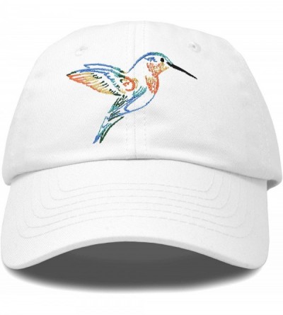 Baseball Caps Hummingbird Hat Baseball Cap Mom Nature Wildlife Birdwatcher Gift - White - CG18SM09CNX $12.91