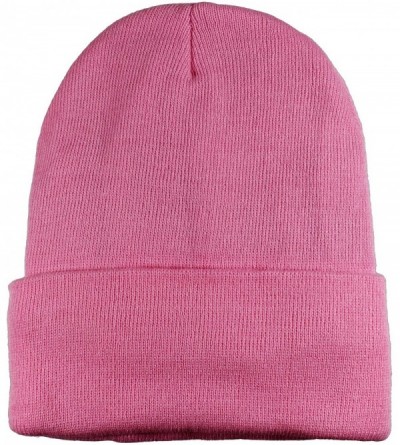 Skullies & Beanies 3M Thinsulate Women Men Unisex Knitted Thermal Winter Cap Casual Beanies - Light Pink - CC18ISUCMIQ $10.25