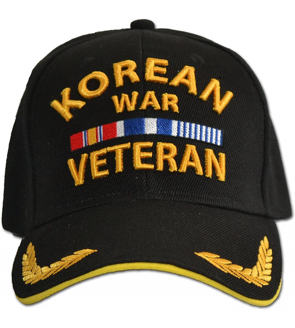 Baseball Caps Korean War Veteran Cap Black - CN11LZ4TWUB $20.24