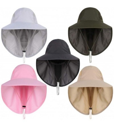 Sun Hats Sunhat Protection Outdoor Fishing - Light Gray - CI18W78RRZA $14.74