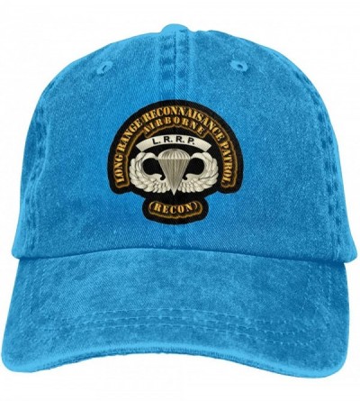 Cowboy Hats LRRP Hat Logo Classic Style Mens/Womens LRRP Cowboy Hat - Blue - C718A885EZU $31.71