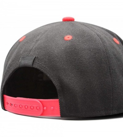 Baseball Caps Mens Womens Printing Adjustable Meshback Hat - Red-1 - CW18N6KZHRR $13.49