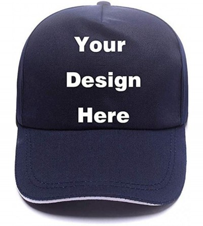 Baseball Caps Custom 100% Cotton Ball Hat Vintage Baseball Cap Classic Unisex Cowboy Hat Adjustable - C-royal Blue - CV18UYDY...