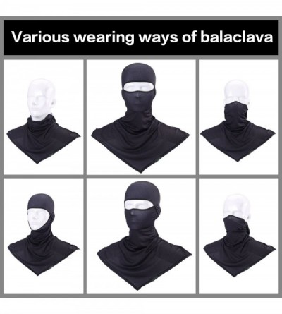 Balaclavas Balaclava - Windproof Elastic and Moisture Wicking Outdoor Face Cover Hood for Cycling Motorcycle - Ll-bf-u-02 - C...