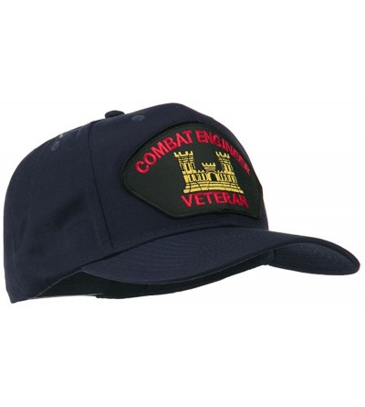Baseball Caps Combat Engineer Veteran Military Patch Cap - Navy - CS11QLMBZ2F $11.22