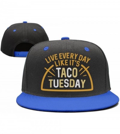 Baseball Caps Unisex Live Every Day Like It's Taco Tuesday Caps Visor Hats - Live Every Day - CH18GZE0HCQ $15.91