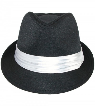 Fedoras Men's Wedding Dress Formal Fedora Hat - White - C511AT25KQ9 $23.26