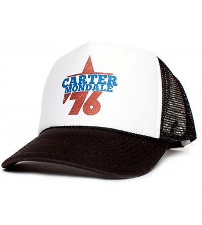 Baseball Caps Jimmy Carter Walter Mondale 76 Presidential Cap Unisex-Adult Hat Multi - Black/White - CP128HCQBCP $11.18