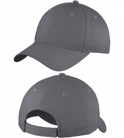 Baseball Caps Custom Embroidered Youth Hat - ADD Text - Personalized Monogrammed Cap - Charcoal - C918E5NR360 $15.97